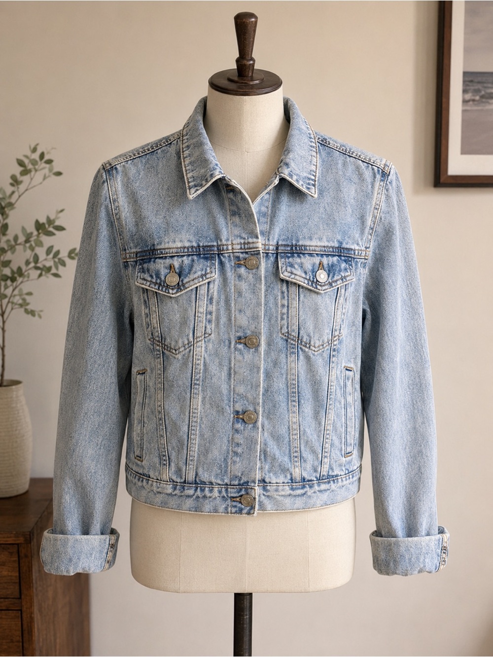 Free People Denim Jean Jackot